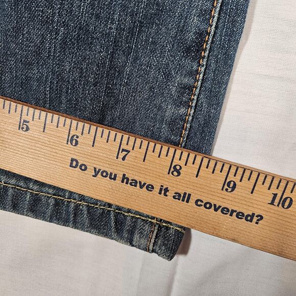 Y2K Tommy Hilfiger Jeans Womens 10 28x31 Bootcut Embroidered Pocket Low Rise - Picture 8 of 11